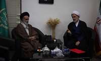 دیدارآیت الله دیرباز با نماینده ولی فقیه در وزارت جهاد کشاورزی