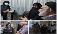 بازدید حجت‌الاسلام والمسلمین ربانی نماینده ولی‌فقیه از درمانگاه سنگر سازان بی سنگر در کربلای معلی و عرض قدردانی و خداقوت به خادمان و نیروهای این درمانگاه.